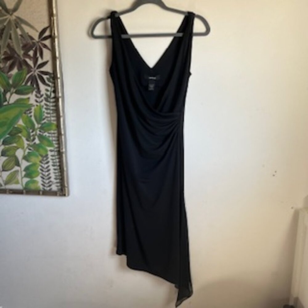 Express Black Midi Dress